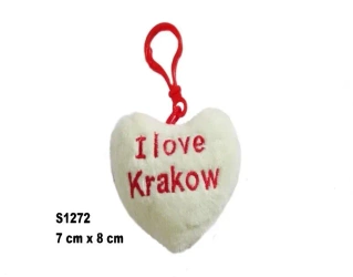 Brelok serce I love Kraków - Sun-Day