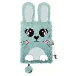 Pamiętnik z kłódką A5/96K 3D włochacz Rabbit - ST-MAJEWSKI