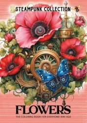 Kolorowanka A4 pionowa 8 obrazków Kwiaty róż - Fresh