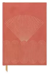 Notatnik A5/160K Suede Bright Terra Cotta - Designworks Ink