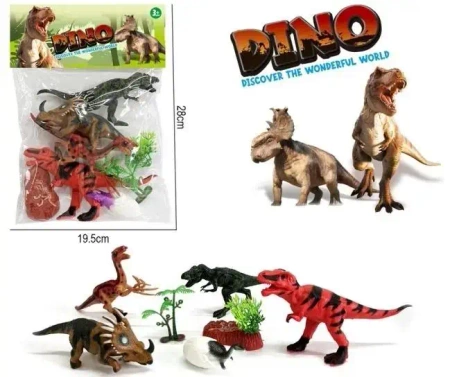 Zestaw dinozaurów - Merkpol