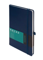 Notes Memofix A5 linia granatowy - Antra