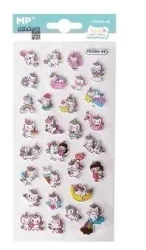 Naklejki 3D jednorożce - MP Main Paper