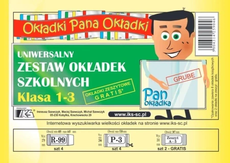 Komplet okładek kl.1-3 - IKS