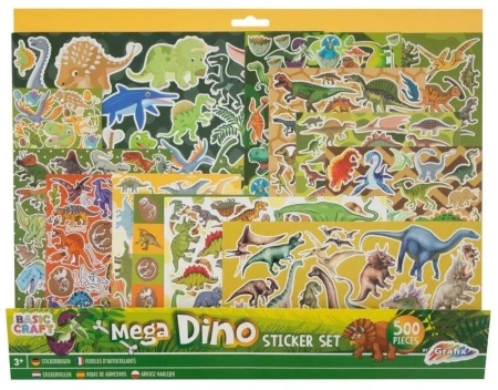 Mega Dino zestaw naklejek - Grafix