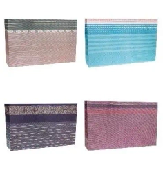 Torebka ozdobna 59x44x17cm szerokie dno mix - Rozette