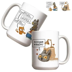 Kubek - Kocham Książki 440ml - Molom