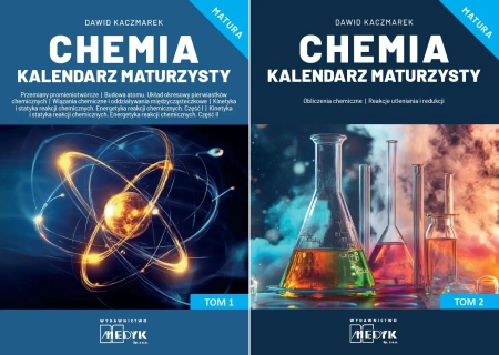 Chemia Kalendarz Maturzysty Tom 1+2 PAKIET Dawid Kaczmarek - Dawid Kaczmarek