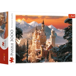 Puzzle 3000 Zimowy Zamek Neuschwanstein Niemcy 33025 - Trefl PAP
