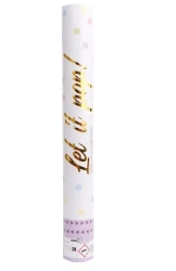 Armatka konfetti mix kolorów pastel papier okrągły - Amscan