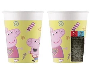 Kubeczki papierowe Świnka Peppa Pig 200ml 8szt - Godan