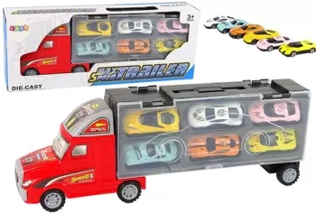 Laweta 6 resoraków z rampą - Leantoys
