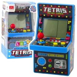 Automat do gry tetris retro 49 niebieski - Leantoys