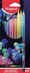 Kredki Deepsea 12 kolorów MAPED