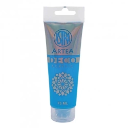 Farba akrylowa Deco Artea 75 ml tuba neonowy niebieski - ASTRA art-pap