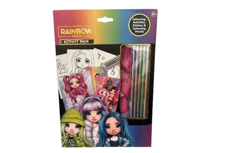 Rainbow High zestaw do kolorowania