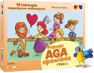 Historyjki obrazkowe. Papuga Aga opowiada cz.6 - praca zbiorowa