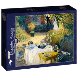 Puzzle 2000 Śniadanie, Claude Monet, 1873 - Bluebird Puzzle