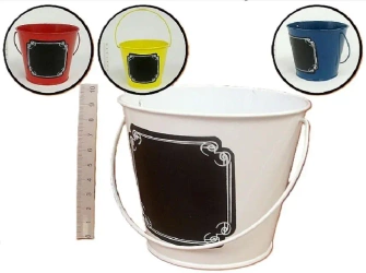 Organizer wiaderko met. z polem do pisania kredą - ADAR