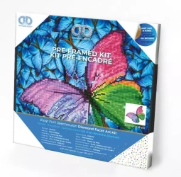 Haft diamentowy Diamond Dotz Różowy motyl DDK5015