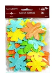 Kwiatki brokatowe 60szt - Galeria Hobby