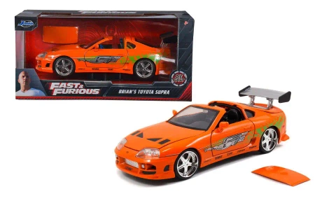 Jada F&F Toyota Supra orange 1995 1:24 - Simba