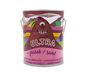 Ultra Piasek 900g różowy + 4 foremki Muffinki - EPEE