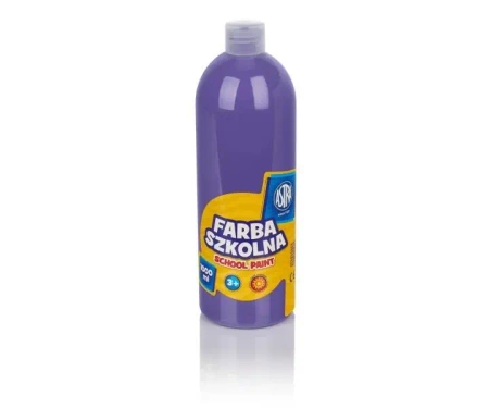 Farba szkolna fioletowa 1000ml ASTRA - ASTRA papiernicze