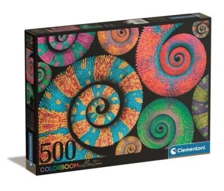 Puzzle 500 Color Boom Curly Tails - Clementoni