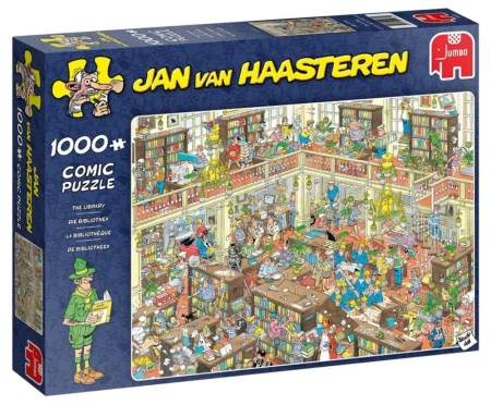 Puzzle 1000 Haasteren Biblioteka - Jumbo