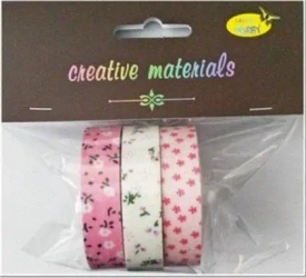 Taśmy materiałowe gwiazdki 3szt - Galeria Hobby