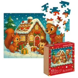 Puzzle 50 elementów. Milliwood. Świąteczni przyjaciele