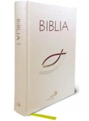 Biblia z rybką biała - praca zbiorowa