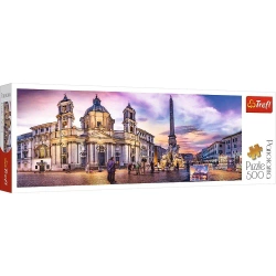 Puzzle 500 Panorama - Piazza Navona TREFL