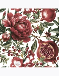 Serwetki DAISY Lunch SD 330x330 Kwiaty czerwone 043201 - POL-MAK