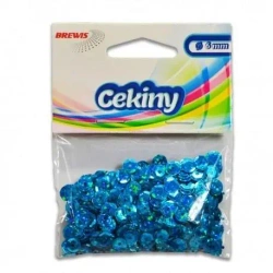 Cekiny hologramowe H 110 jasny niebieski - Brewis