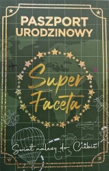 Karnet Urodziny Nowy paszport męskie - YEKU