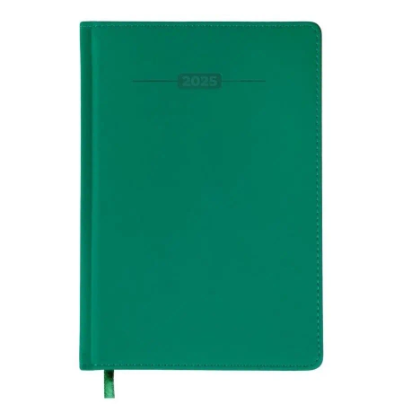 Kalendarz książkowy 2025 A5 zielony EASY - Easy Stationery