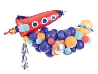 Girlanda balonowa Rakieta 154x130cm - PartyDeco