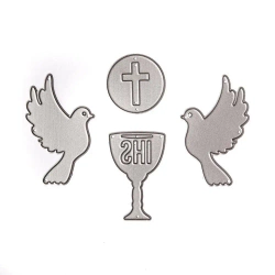 Zestaw wykrojników - Komunia święta 4szt - Dalprint dpCraft