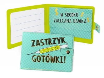 Portfelik koperta Zastrzyk gotówki - Kukartka