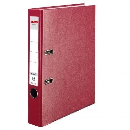 Segregator A4 5cm PP czerwony Q file - HERLITZ
