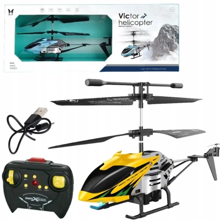 Helikopter metal na radio z ładow.BSAM0484 70484