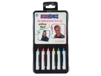 Kredki do malowania twarzy 6 kolorów - ADAR