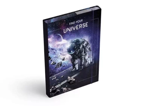 Teczka skrzydłowa z gumką A4 Universe - MFP