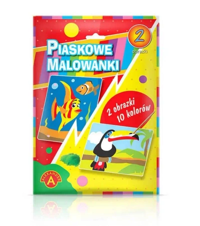 Piaskowe malowanki - Rybka, tukan ALEX - Alexander