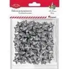 Styropianowe gwiazdki 20x18mm srebrne 60szt - Titanum