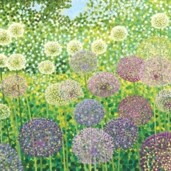 Karnet z kopertą Czosnek Globemaster - Susan Entwistle