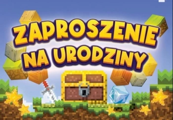 Zaproszenie Urodziny Zay Mini (10szt) - YEKU