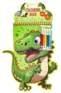 Kolorowanka w kształcie zwierząt. Dinozaur - ANTELLA